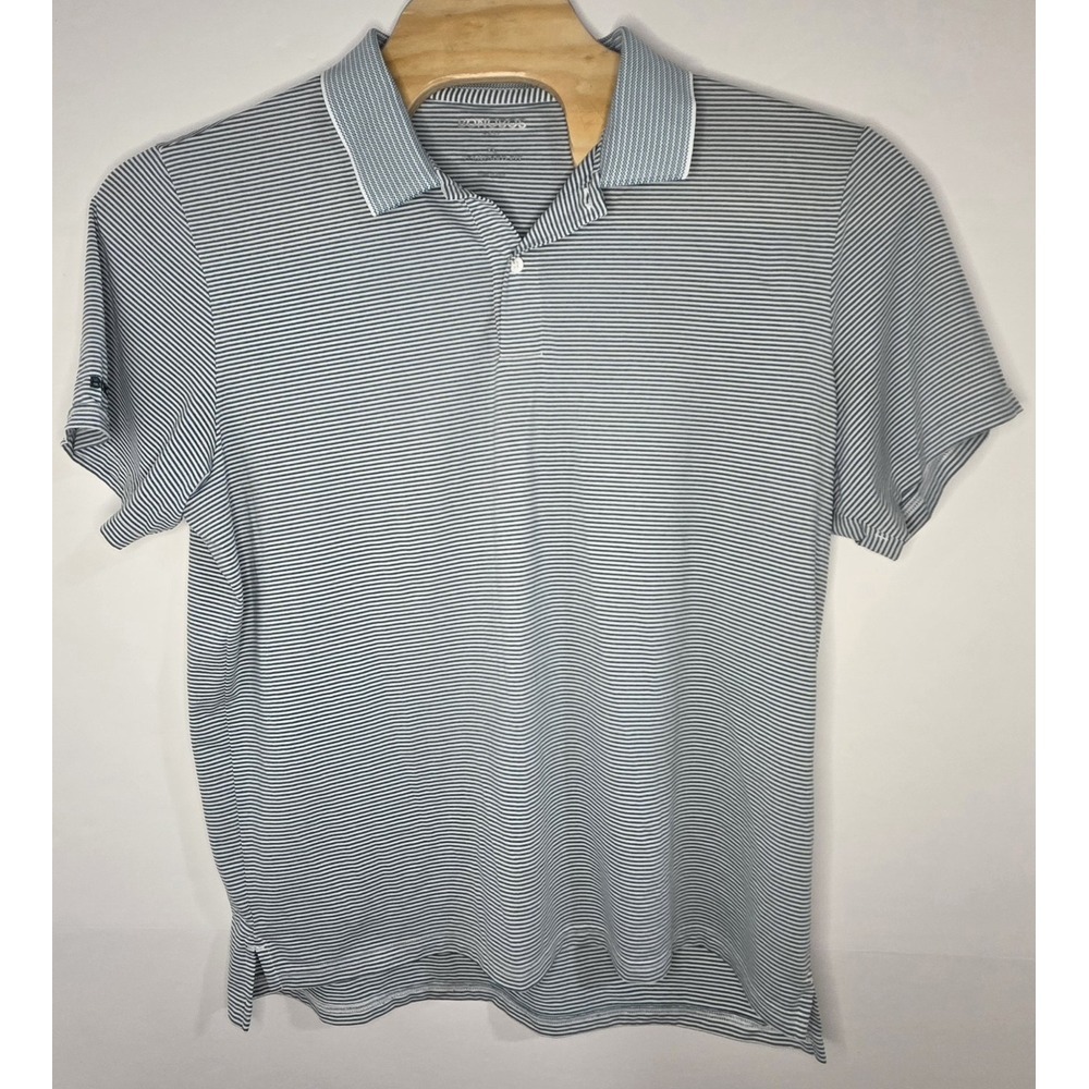 Bonobos Golf Mens Size XL Green Striped Short Sleeve Polo Shirt - Picture 2 of 11